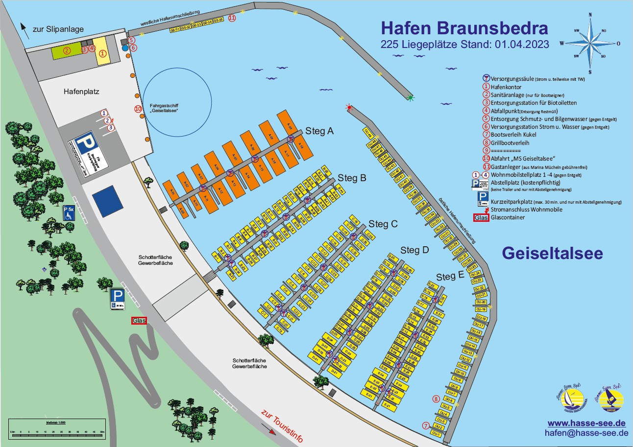 Lageplan - Hafen Braunsbedra - Download als PDF
